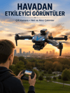 Katlanabilir Çift Kameralı Drone Uzaktan Kumandalı Hava Aracı