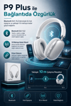 Katlanabilir Kablosuz Kulaklık Kulak Üstü Rahat Pedli Taşınabilir Stereo Model