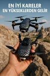 Katlanabilir RC Drone, 720P HD Kamera ve GPS Desteği ile Uzaktan Kumandalı Havadan Görüntüleme