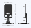 Katlanabilir Telefon Tutucu Stand Yuvarlak Tabanlı Bx40