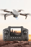 Katlanabilir Wifi FPV Kameralı Mini Drone, 720P HD Canlı Görüntü Aktarımı, Gri Renk