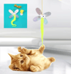 Kelebek Model Elastik Kendinden Yapışkanlı Kedi Oyun Oltası Bx40
