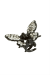 Kelebek Taşlı Minik Metal Mandal Toka 2,5 cm