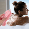 Kendiliğinden Askılı Peeling Ve Masaj Etkili Silikon Banyo Vücut Fırçası Bx40