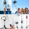 Kendiliğinden Led Işıklı Kumandalı Uzayabilen Selfie Çubuğu,masa Üstü Tripod Bx40