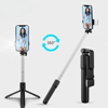 Kendiliğinden Led Işıklı Kumandalı Uzayabilen Selfie Çubuğu,masa Üstü Tripod Bx40