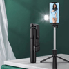 Kendiliğinden Led Işıklı Kumandalı Uzayabilen Selfie Çubuğu,masa Üstü Tripod Bx40