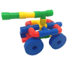 King Kids Tekerlekli Boru Lego 72 Parça