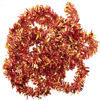 Kırmızı Altın Renk 4 Cm Genişlik Garland Çift Renk Sim Süs 180 Cm Bx40