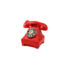 Kırmızı Ankesörlü Telefon Biblosu - Vintage Tasarım - Reçine Süs Eşyası