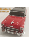 Kırmızı bluetooth hoparlör 10 watt FM radyo SD kart USB destekli nostaljik araba tasarım