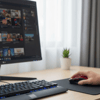Kırmızı Renkli Baş Parmak Destekli Ergonomik Sessiz Kablosuz Mouse – USB Alıcılı, Ofis ve Oyun İçin Konforlu Bilgisayar Faresi MS6300