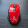 Kırmızı Renkli Baş Parmak Destekli Ergonomik Sessiz Kablosuz Mouse – Usb Alıcılı, Ofis Ve Oyun İçin Konforlu Bilgisayar Faresi Ms6300 Bx40