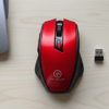 Kırmızı Renkli Baş Parmak Destekli Ergonomik Sessiz Kablosuz Mouse – Usb Alıcılı, Ofis Ve Oyun İçin Konforlu Bilgisayar Faresi Ms6300 Bx40