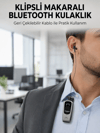 Klipsli Tasarımlı Bluetooth Kulaklık Uzun Pil Ömrü
