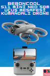 Kompakt Kumandalı Drone, 50 Metre Uçuş Mesafesi ve 480P Kamera Özelliği ile Gri Renk Seçeneği