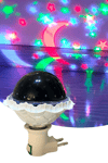 Kristal Gökyüzü Modlu Yıldızlı Hareketli 360 Derece Dönen Kristal Led Ampül Bx40