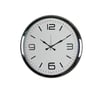Krom 52 Cm Metal Modern Tasarım Duvar Saati