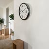 Krom 52 Cm Metal Modern Tasarım Duvar Saati