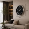 Krom Arapça Rakamlı 52 x 52 Cm Duvar Saati