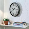 Krom Imperium 52 Cm Metal Dünya Haritası Duvar Saati