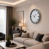 Krom Pure Simple Desenli 52 x 52 Cm Duvar Saati