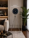 Krom Royal Aynalı Tripod 150 x 45 Cm Ayaklı Saat