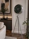 Krom Royal Aynalı Tripod 150 x 45 Cm Ayaklı Saat