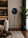 Krom Royal Aynalı Tripod 150 x 45 Cm Ayaklı Saat