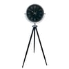 Krom Siyah İnci Aynalı Tripod 150 x 45 Cm Ayaklı Saat
