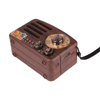 Küçük Boy Retro, Nostaljik, Ahşap Tasarım Bluetooth Hoparlörlü, Şarjlı, Taşınabilir Büyük Döndürülebilen Düğmeli Fm/am Destekli Radyo Ns3380 Bx40