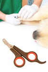 Küçük Çelik Uçlu Kedi Köpek Evcil Hayvan Tırnak Makası Pati Bakım Aleti Ergonomik Kaymaz Sap Bx40