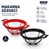 Küçük Makarna Süzgeci Plastik Bx40