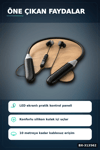 Kulak Ici Bluetooth Kulaklik Mikrofonlu Boyun Bantli Kablosuz Ses Kontrol 1 Adet BX-313562