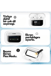 Kulak içi TWS Bluetooth Kulaklık - Renk: Beyaz, Bluetooth Versiyon: 5.2, Mikrofon