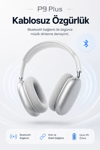 Kulak Üstü Kablosuz Bluetooth Kulaklık Yumuşak Pedli Mikrofonlu Günlük Kullanım