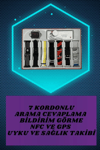 Kulak Üstü P9 Kablosuz Bluetooth Kulaklık ve 7 Kordonlu Akıllı Saat
