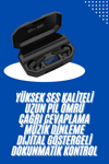 Kulaklık Bluetooth 5.2 Kablosuz Kulakiçi Rgb Işıklı Çift Mikrofonlu Yeni Nesil
