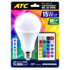 Kumandalı - Rgb 15w=90w - E27 Led Ampul 1100lm 15000 Saat Ömür Bx40