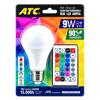 Kumandalı - Rgb 9w=60w - E27 Led Ampul 700lm 15000 Saat Ömür Bx40