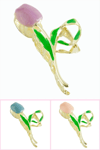 Lale Metal Mandal Toka 11 cm