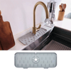Lavabo İçin Silikon Esnek Mat Musluk Sapı Damlama Tutucu Raf Mutfak Tezgahı Sıçrama Koruma Bx40
