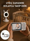 LCD Ekranlı Bebek İzleme Kamerası Ninnili Gece Görüşlü Güvenlik Sistemi Yeni Nesil