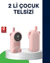 LCD Ekranlı Bebek Telsizi – İki Yönlü Ses, Uzun Menzil, Çocuk Dostu Tasarım