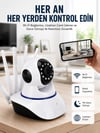 LED Aydınlatmalı 5 Antenli Motorlu 1080P Wifi Kamera Sensörlü Yeni Nesil
