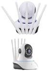LED Aydınlatmalı 5 Antenli Motorlu 1080P Wifi Kamera Sensörlü