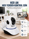 LED Aydınlatmalı 5 Antenli Motorlu 1080P Wifi Kamera Sensörlü Yeni Nesil