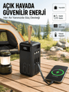 LED Ekranlı Çok Fonksiyonlu Taşınabilir Şarj Ünitesi Powerbank Yeni Nesil