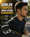 LED Ekranlı Kablosuz Kulaklık – Gürültü Önleyici Mikrofon ve Dokunmatik Özellikli
