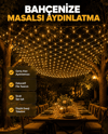 LED File Işık Dekoratif Ağ LED Aydınlatma İç Mekan Balkon Bahçe Süsü Yeni Nesil